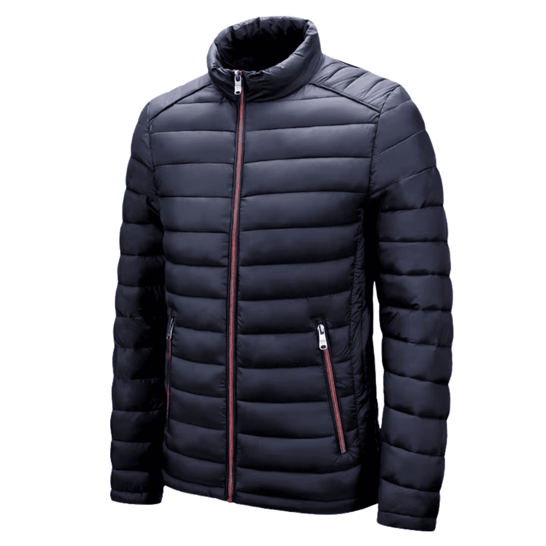 Jaqueta Masculina Puffer Inverno Forrada Matelassê com Zíper