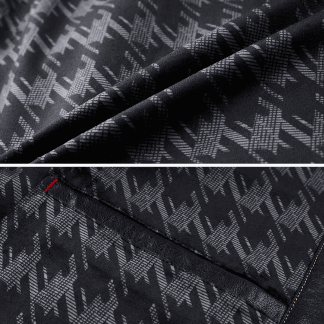 Jaqueta de Couro Masculina Executive