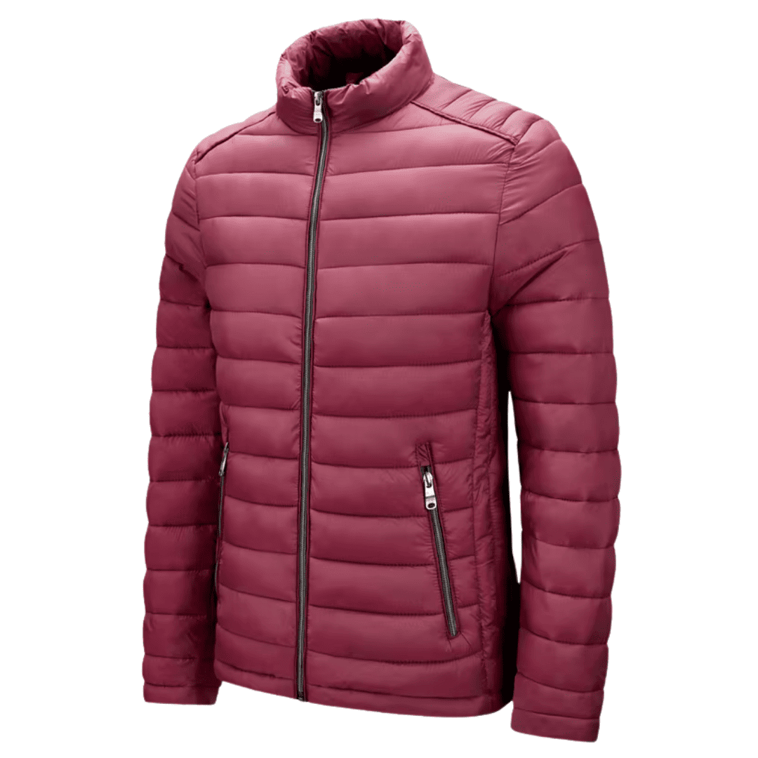 Jaqueta Masculina Puffer Inverno Forrada Matelassê com Zíper