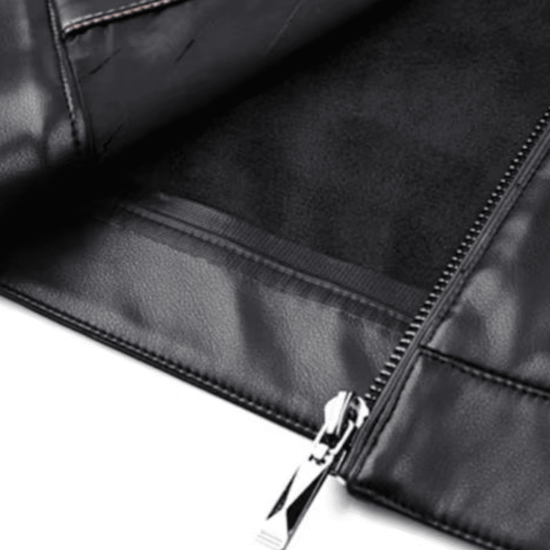 Jaqueta de Couro Masculina Executive