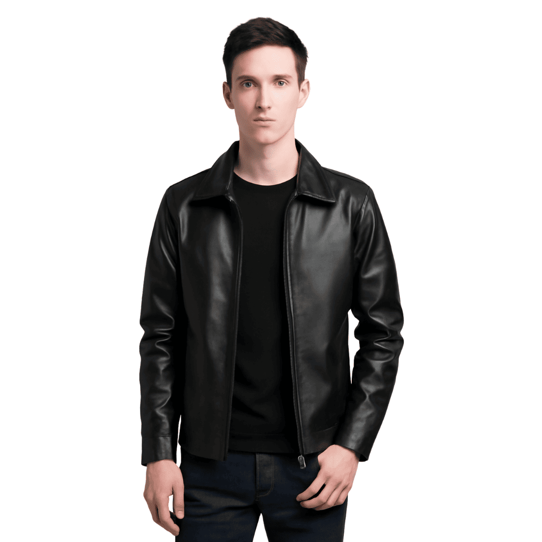 Jaqueta de Couro Masculina
