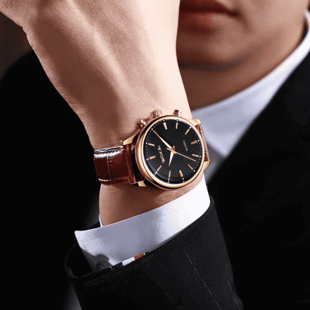 Jaqueta de Couro Masculina Executive