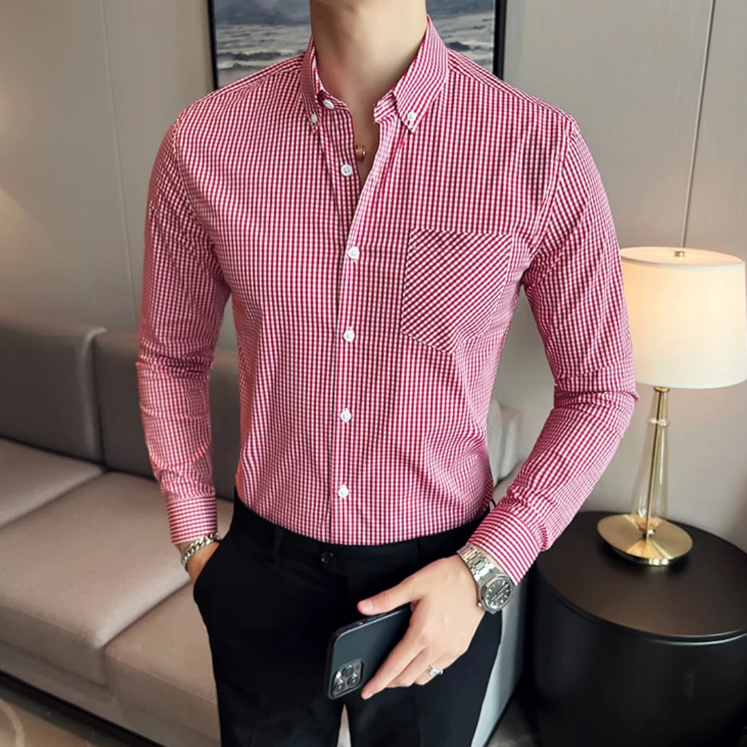 Camisa Vichi Rosso di Lusso