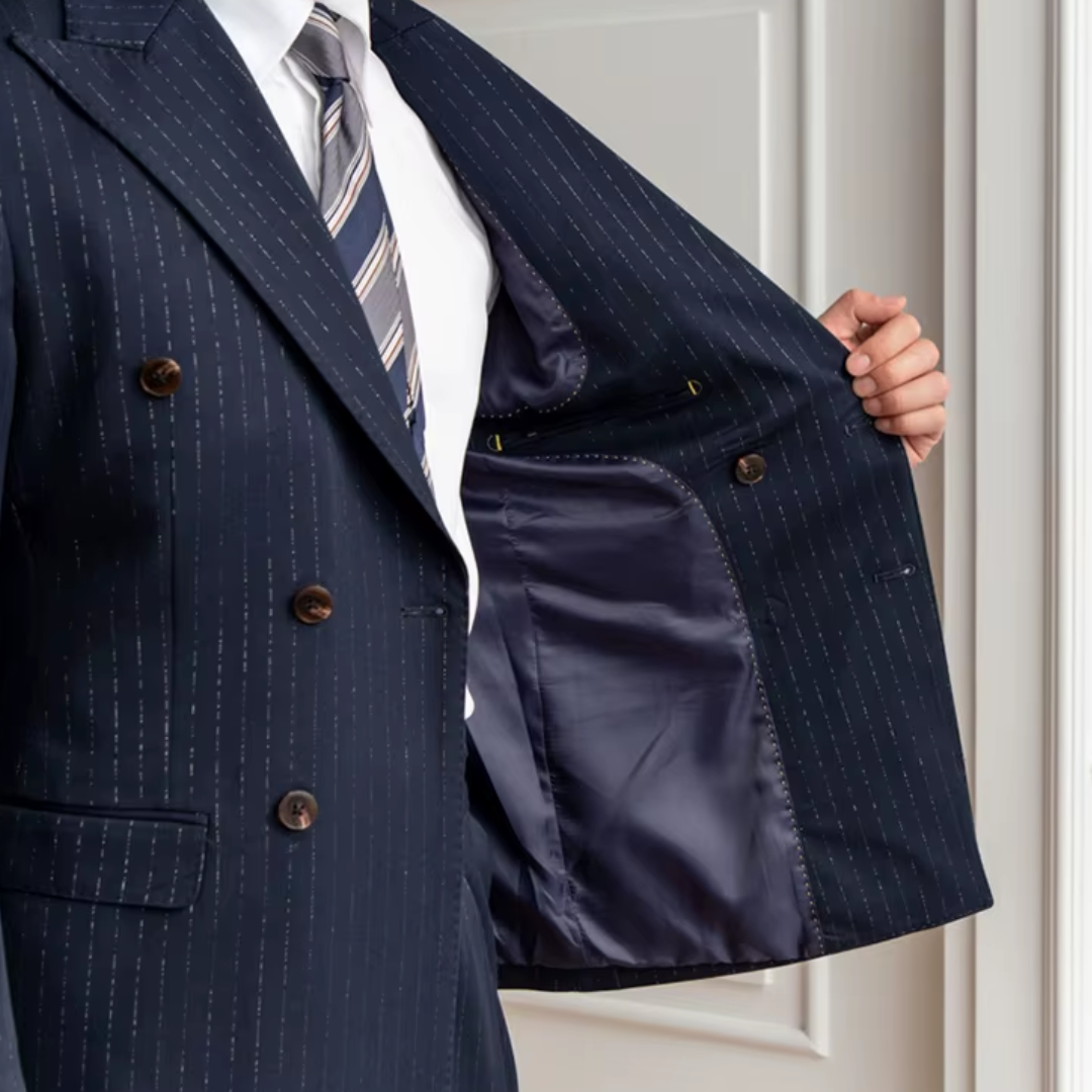 Costume Noblesse Stripes Navy