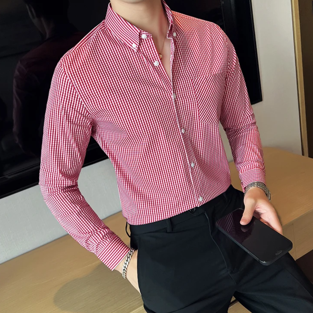 Camisa Vichi Rosso di Lusso
