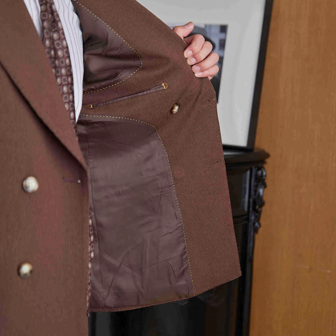 Costume Transpassado Ducale Brown