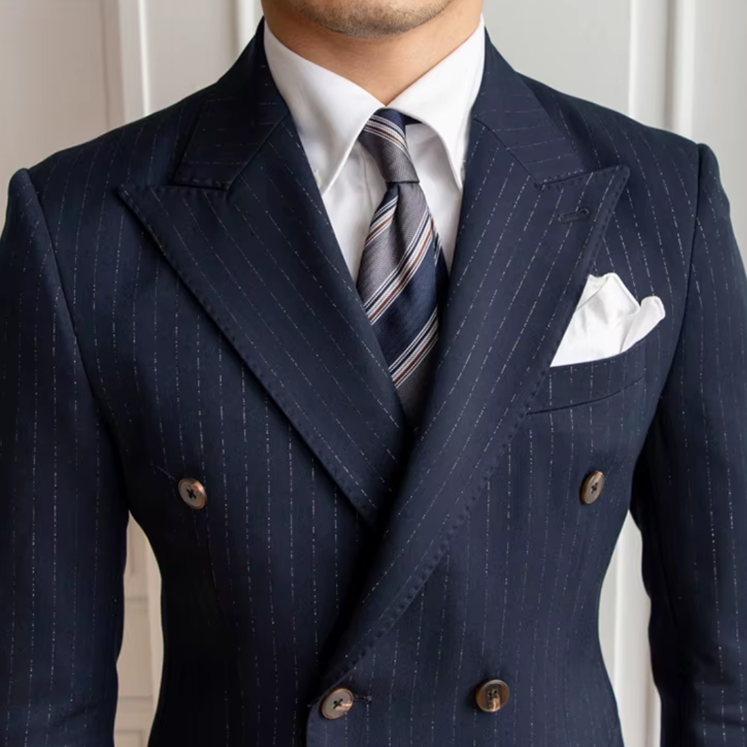 Costume Noblesse Stripes Navy