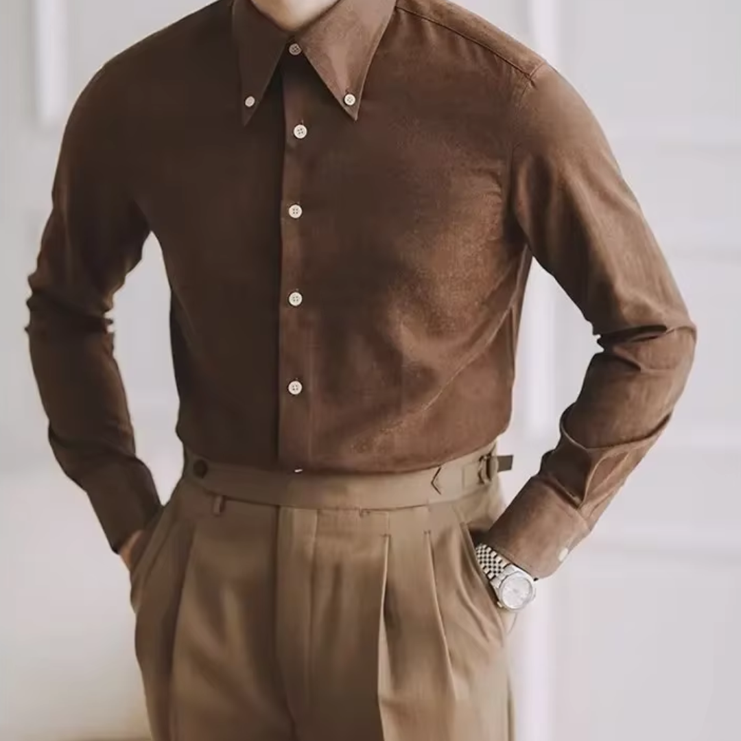 Camisa Vintage OldMoney Marrom