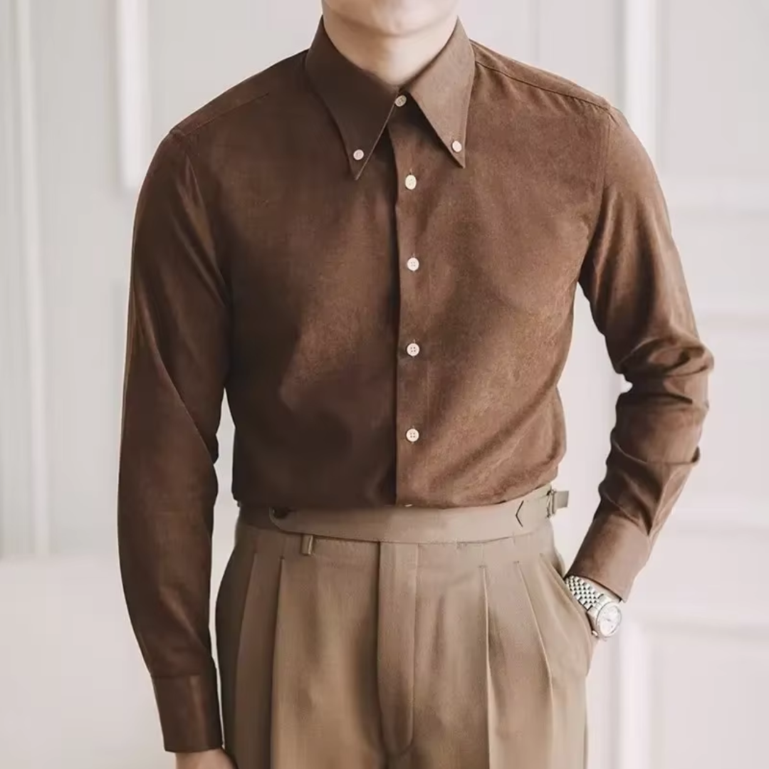 Camisa Vintage OldMoney Marrom