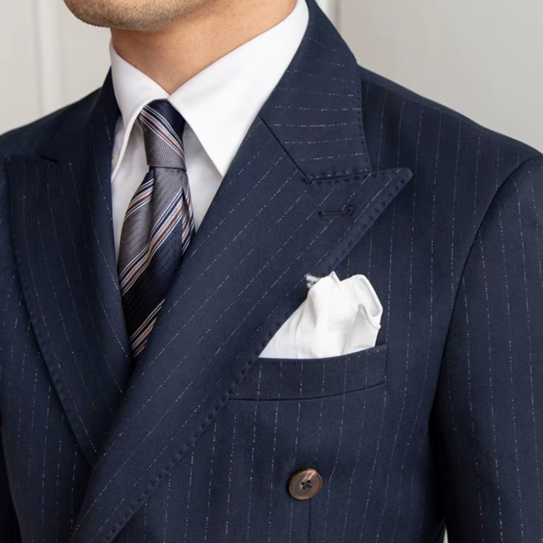 Costume Noblesse Stripes Navy