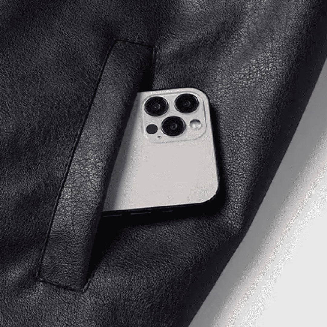 Jaqueta de Couro Masculina