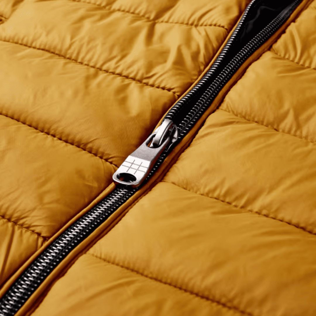 Jaqueta Masculina Puffer Inverno Forrada Matelassê com Zíper