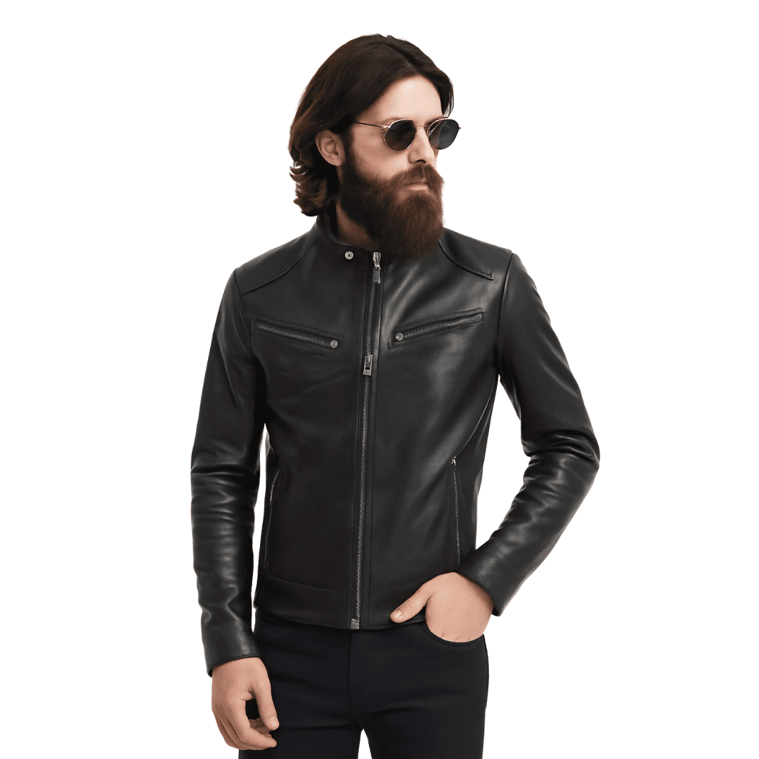 Jaqueta de Couro Masculina