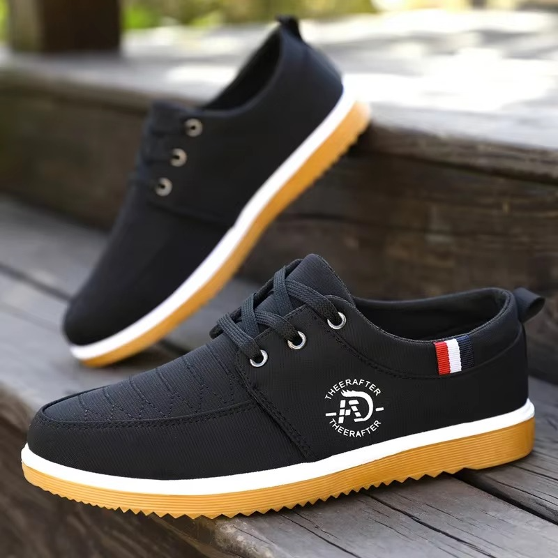 Tênis Casual Masculino Tricolor Conforto