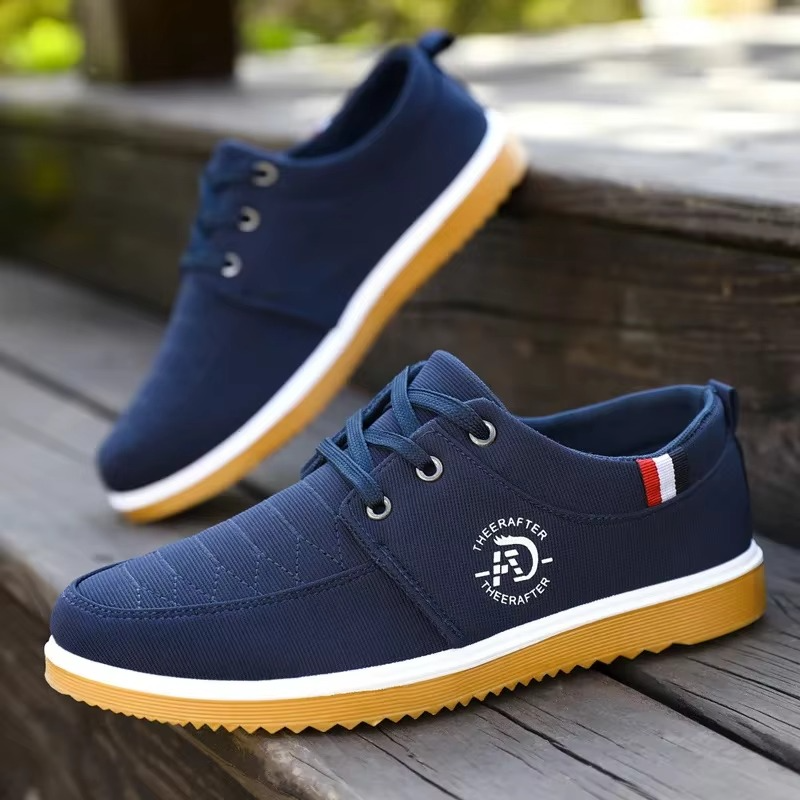 Tênis Casual Masculino Tricolor Conforto
