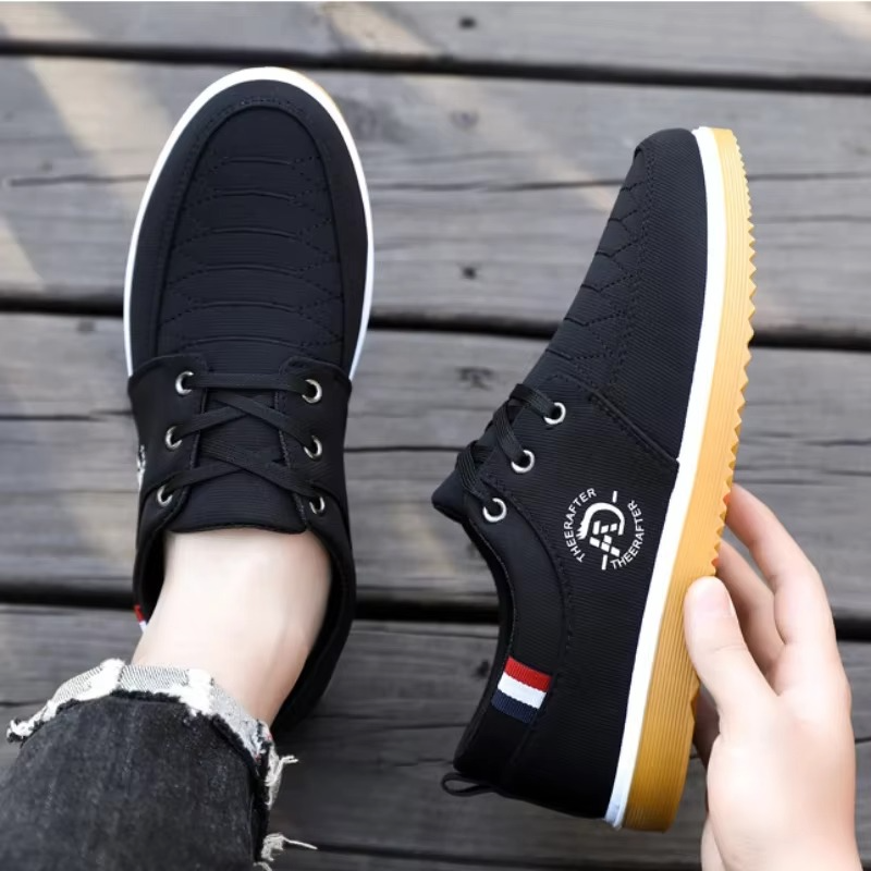 Tênis Casual Masculino Tricolor Conforto