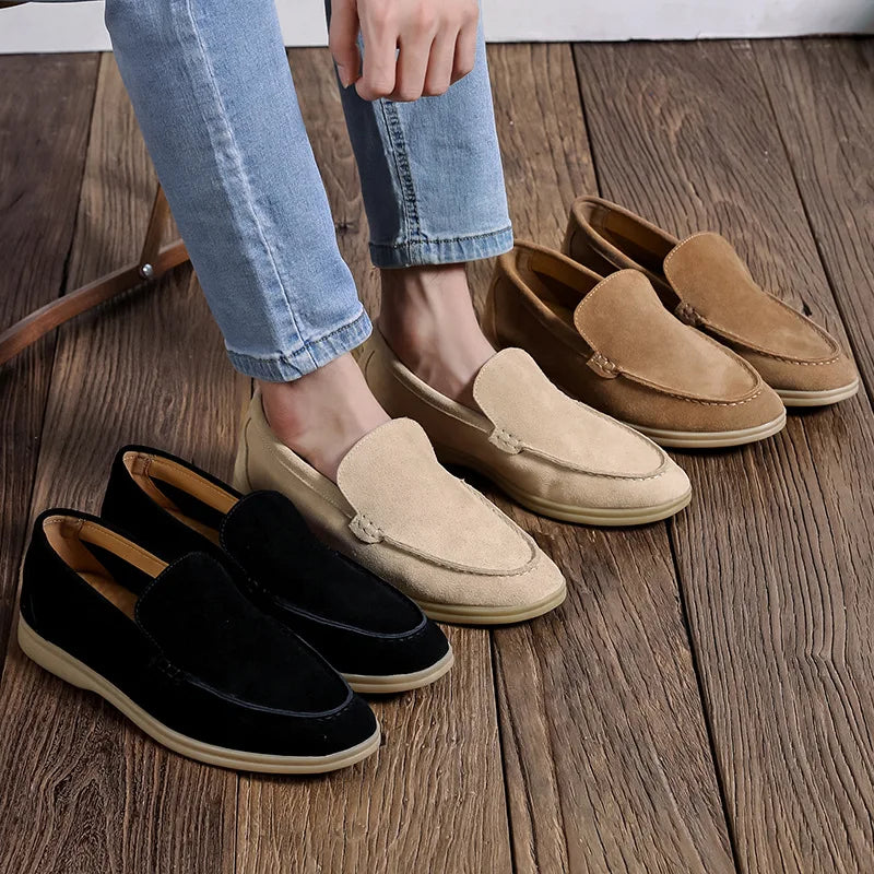 Mocassim Masculino em Camurça CO07