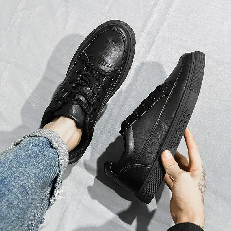 Tênis Casual Masculino com Solado Antiderrapante e Design Minimalista