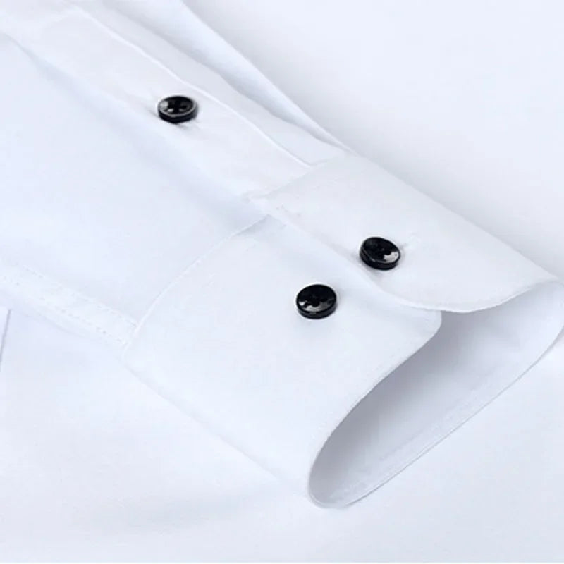Kit 02 Camisa Social Masculina Lisa Anti-Amassado