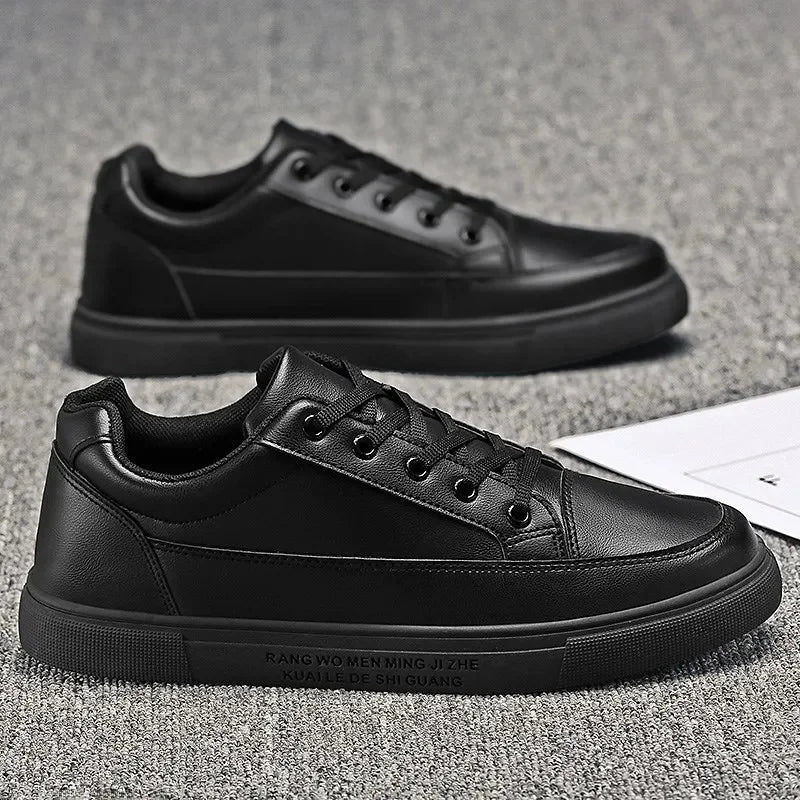 Tênis Casual Masculino com Solado Antiderrapante e Design Minimalista