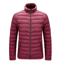 Jaqueta Masculina Puffer Inverno Forrada Matelassê com Zíper