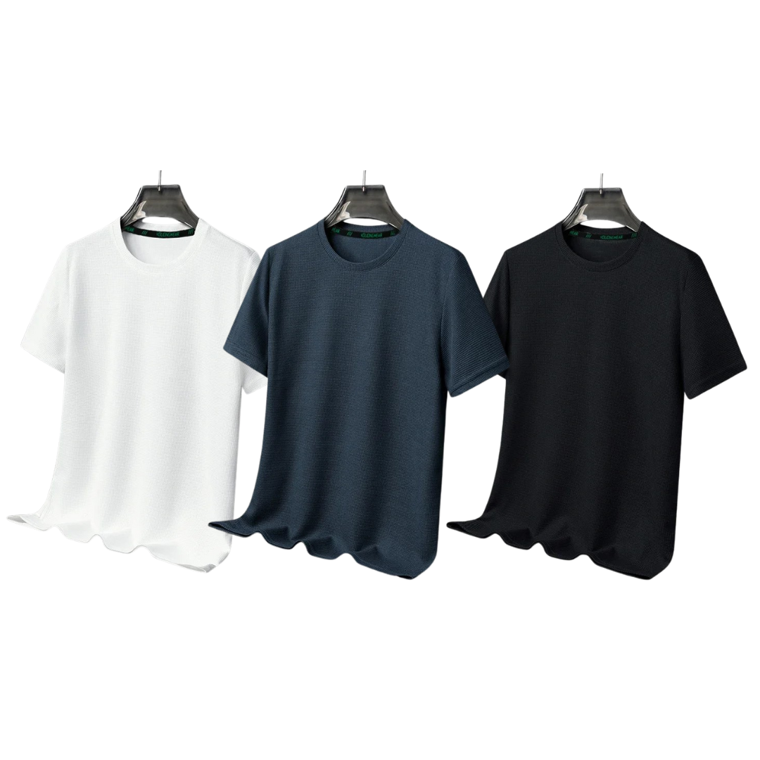 Kit 03 Camiseta Masculina Oversized Streetwear - Anti-amassado