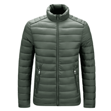 Jaqueta Masculina Puffer Inverno Forrada Matelassê com Zíper