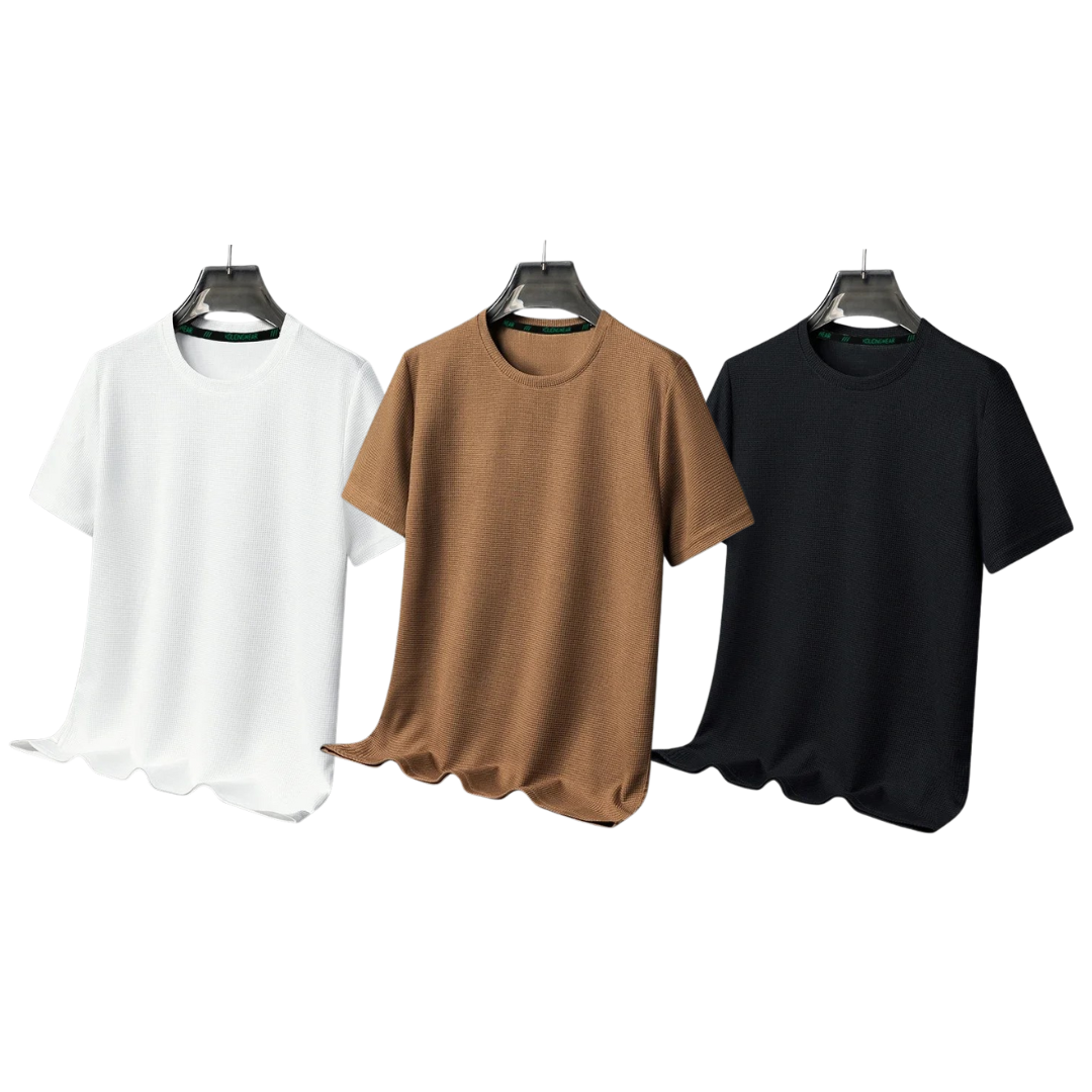 Kit 03 Camiseta Masculina Oversized Streetwear - Anti-amassado