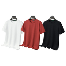 Kit 03 Camiseta Masculina Oversized Streetwear - Anti-amassado