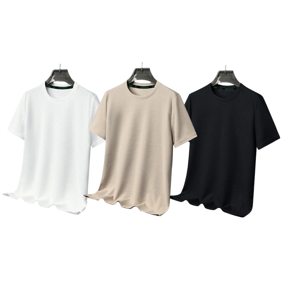 Kit 03 Camiseta Masculina Oversized Streetwear - Anti-amassado