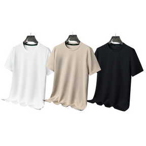 Kit 03 Camiseta Masculina Oversized Streetwear - Anti-amassado