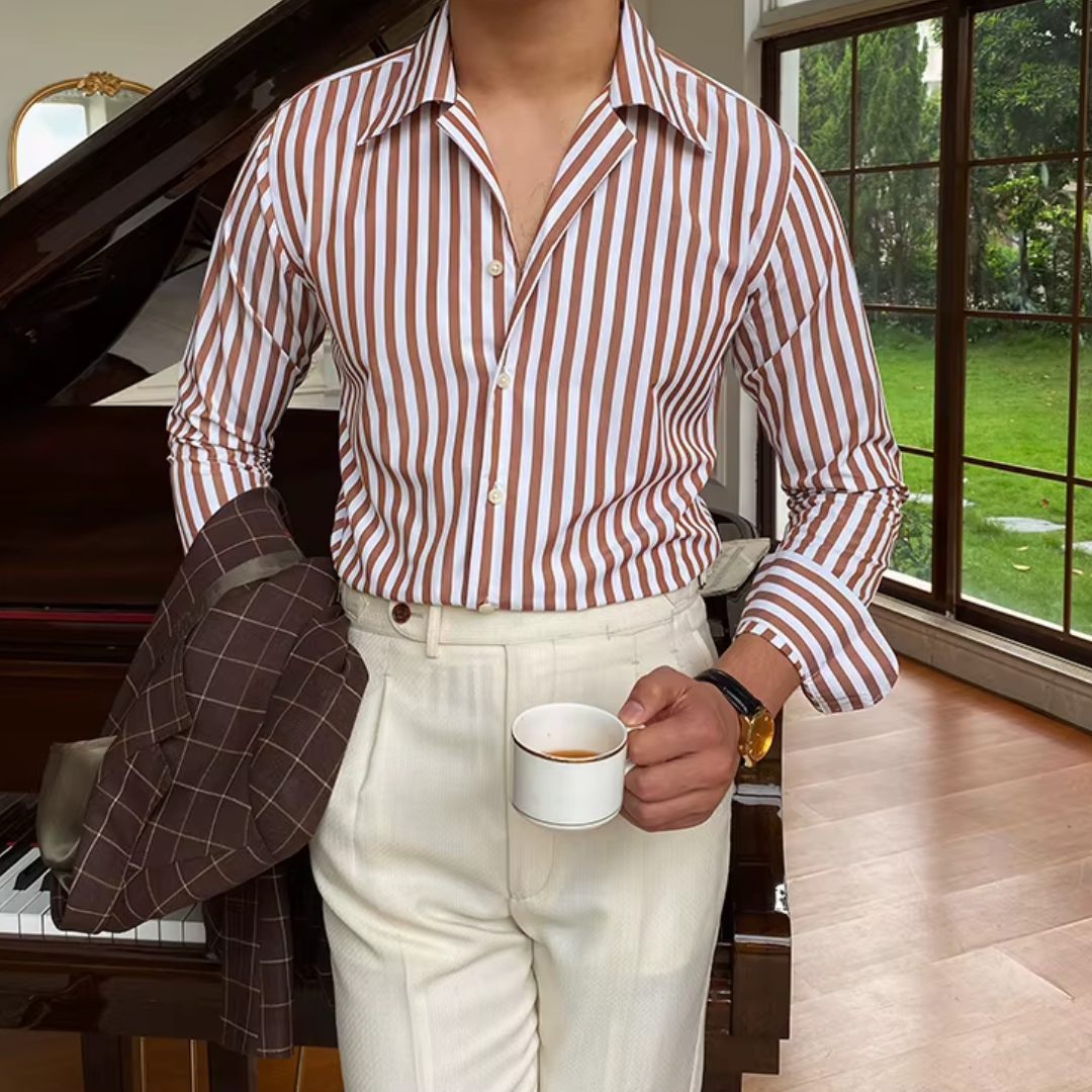 Camisa Ashcroft Marrom