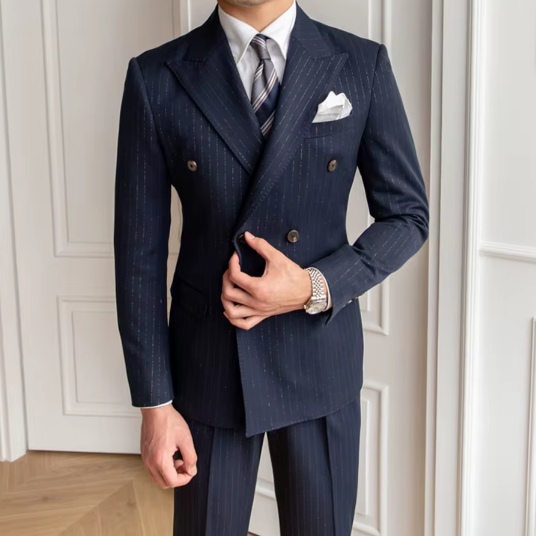 Costume Noblesse Stripes Navy