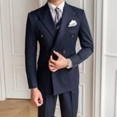 Costume Noblesse Stripes Navy