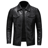 Jaqueta de Couro Masculina Elegante e Atemporal