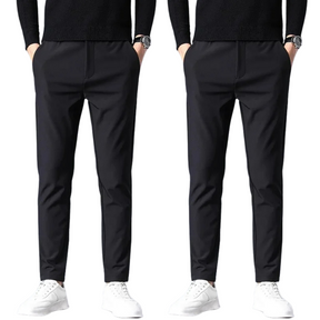 Kit 02 Calça Social Masculina Slim Casual com Elastano