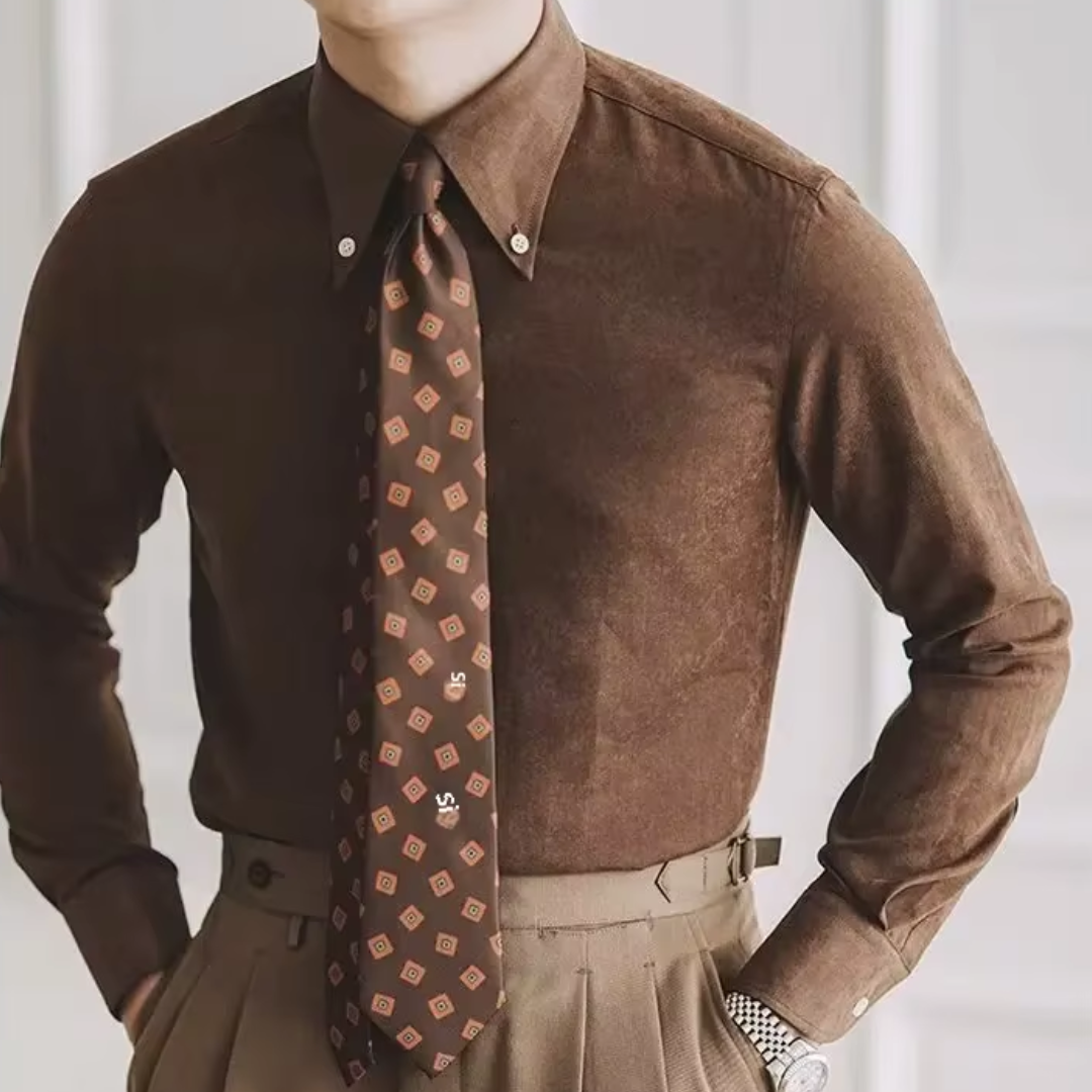 Camisa Vintage OldMoney Marrom