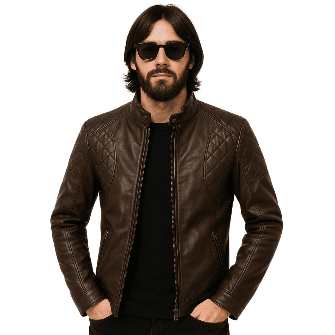 Jaqueta de Couro Masculina