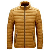 Jaqueta Masculina Puffer Inverno Forrada Matelassê com Zíper