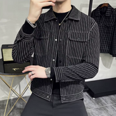 Jaqueta Masculina Xadrez Retro