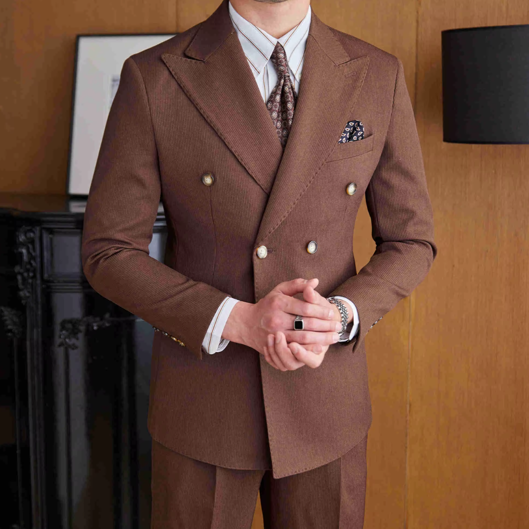 Costume Transpassado Ducale Brown