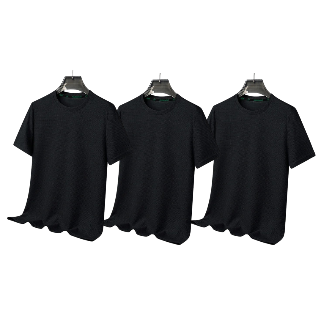 Kit 03 Camiseta Masculina Oversized Streetwear - Anti-amassado