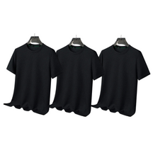 Kit 03 Camiseta Masculina Oversized Streetwear - Anti-amassado