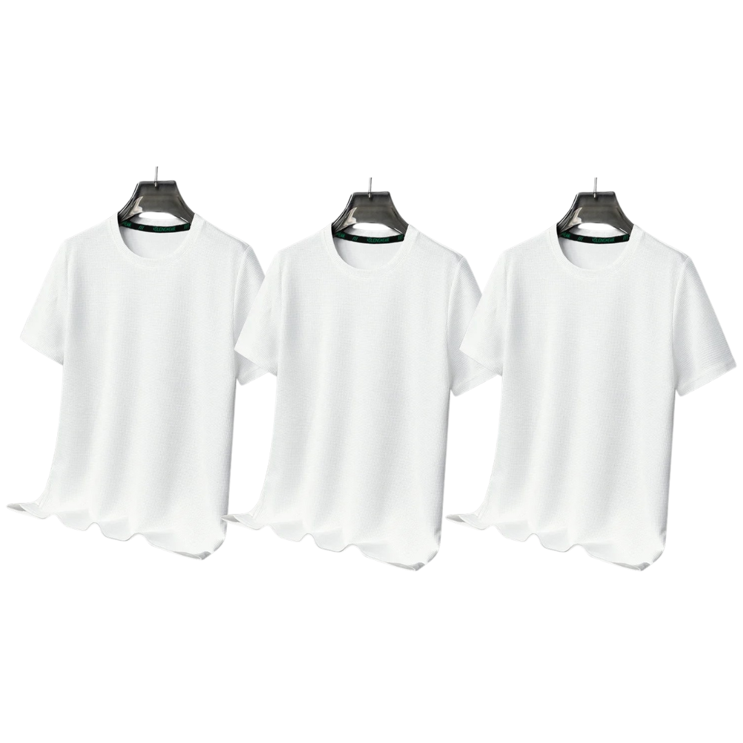 Kit 03 Camiseta Masculina Oversized Streetwear - Anti-amassado