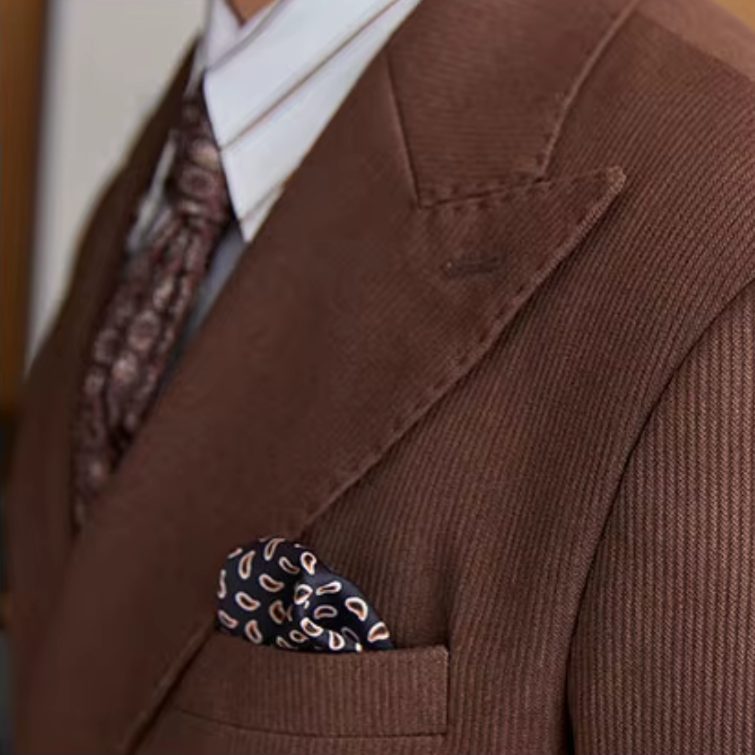 Costume Transpassado Ducale Brown