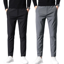Kit 02 Calça Social Masculina Slim Casual com Elastano