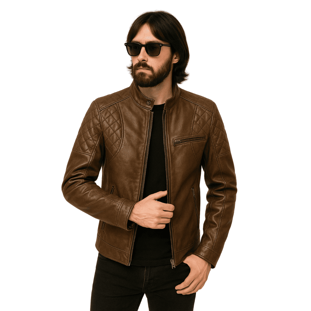 Jaqueta de Couro Masculina