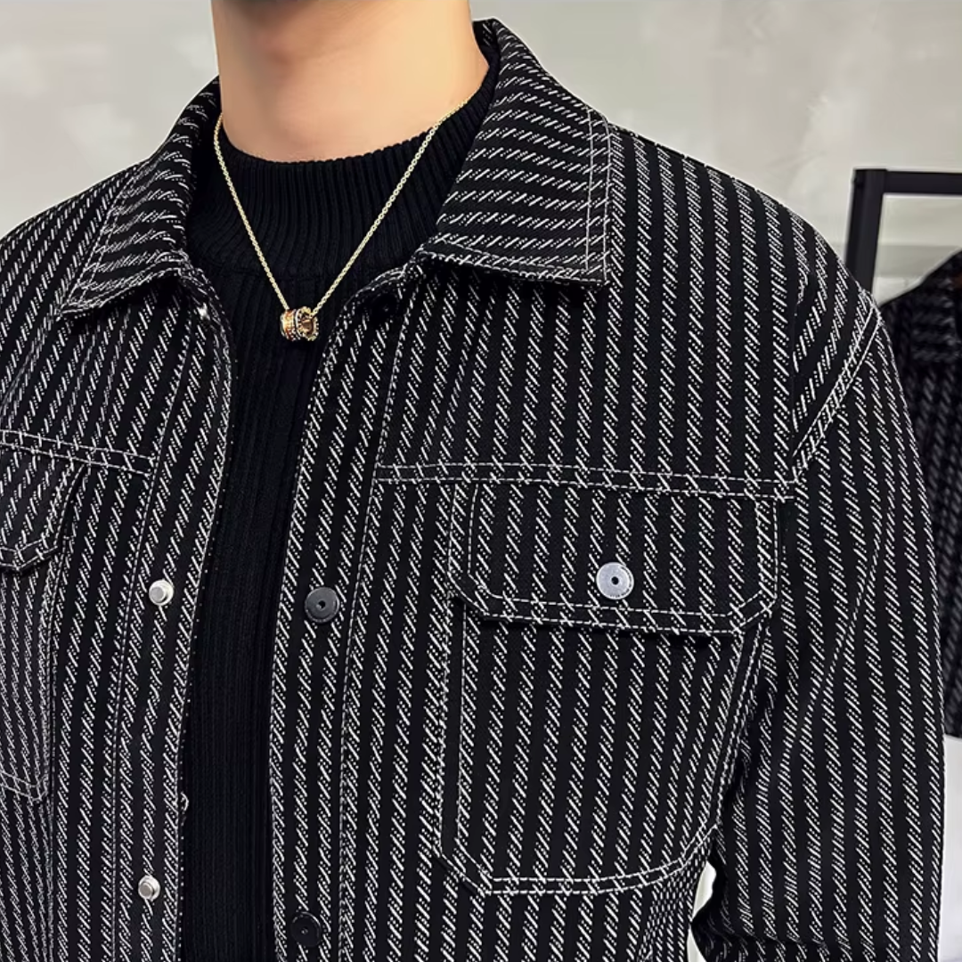 Jaqueta Masculina Xadrez Retro