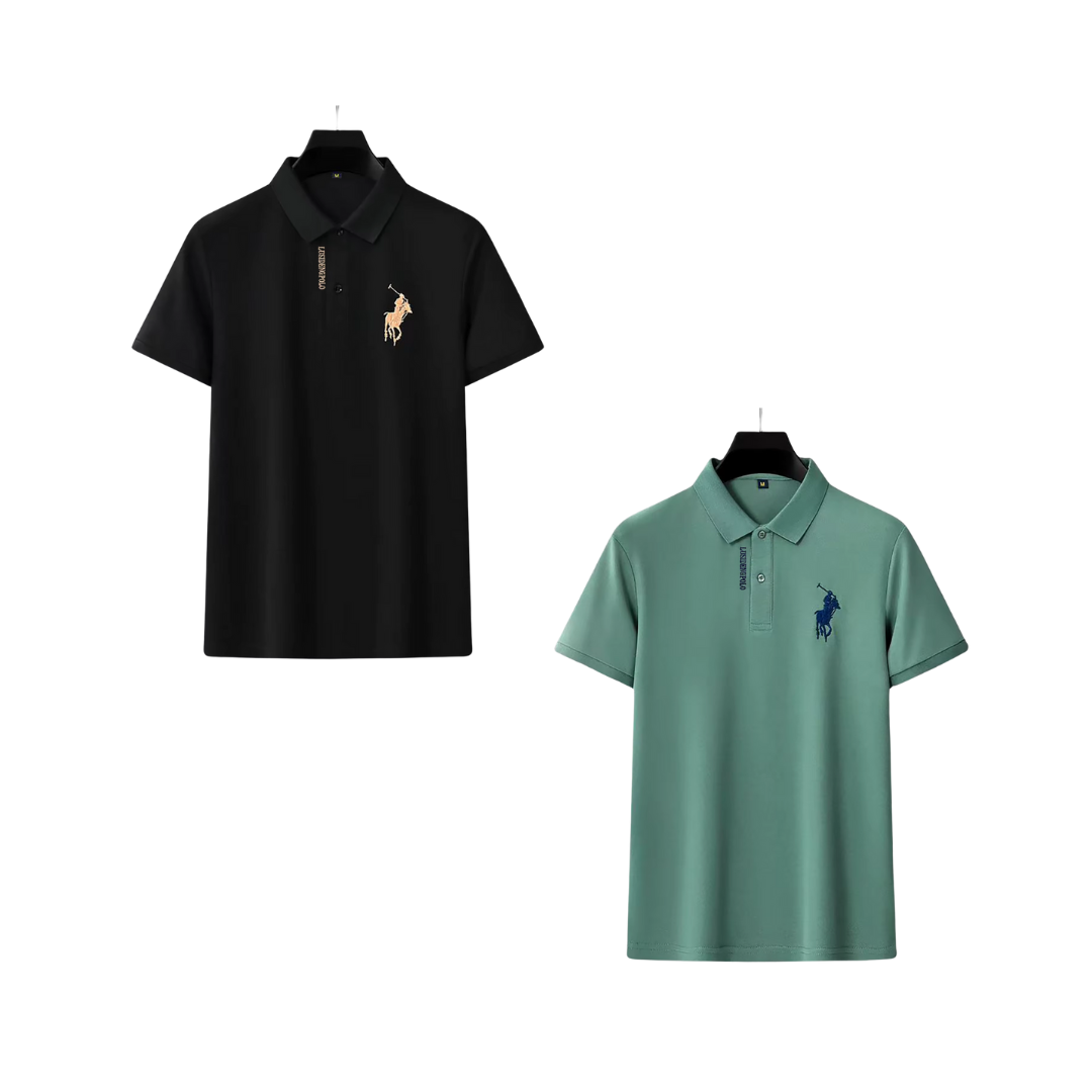 Kit 02 Camisa Polo Masculina Ralph Premium
