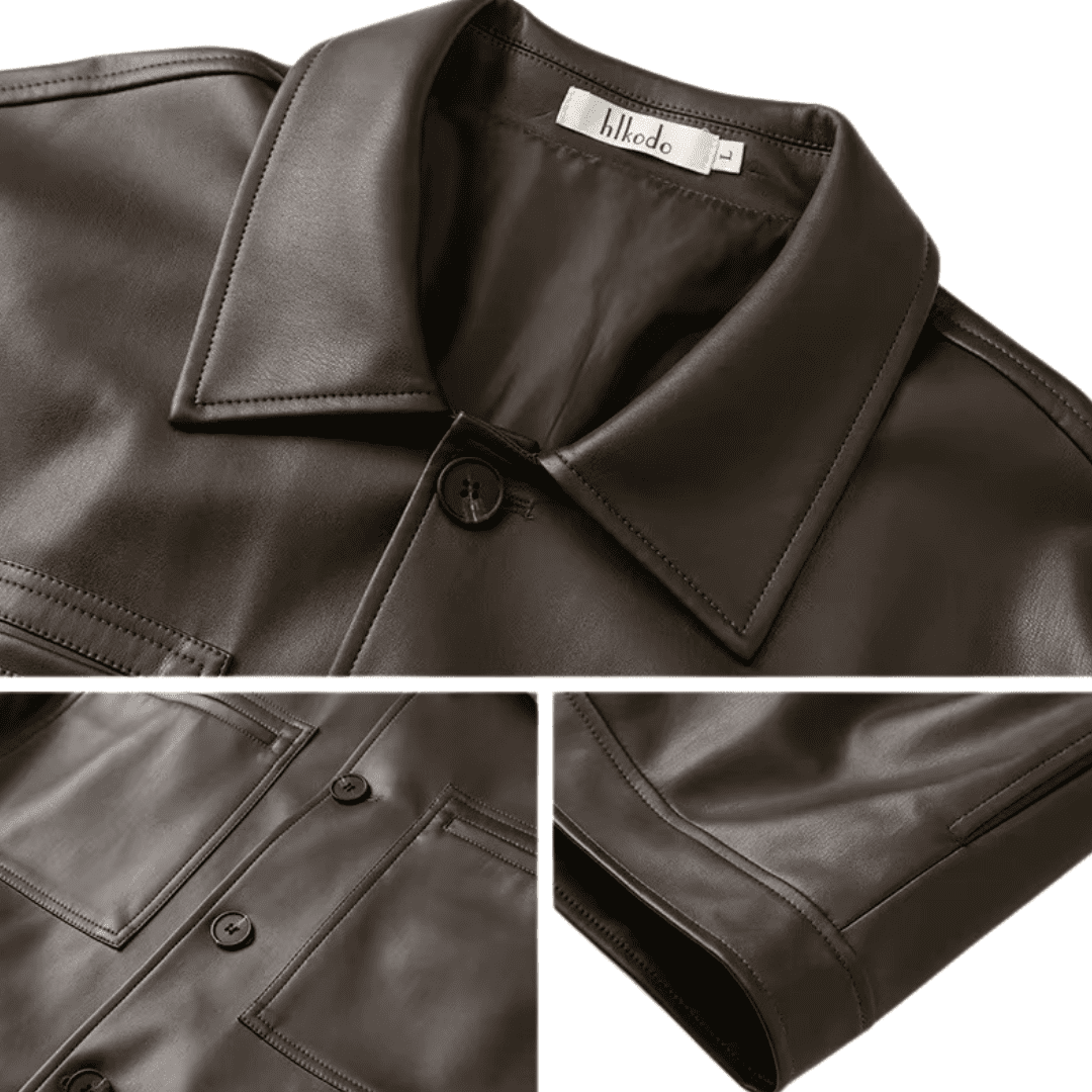 Jaqueta de Couro Masculina